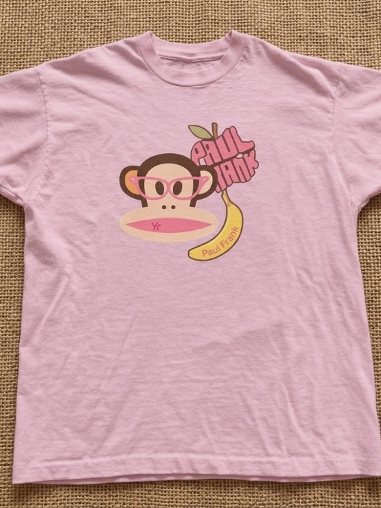 Gildan Tops - Paul Frank Light Pink Julius Graphic Tee with Sunglasses